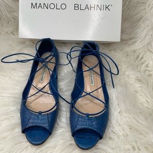 Manolo Blahnik open toe Shoes